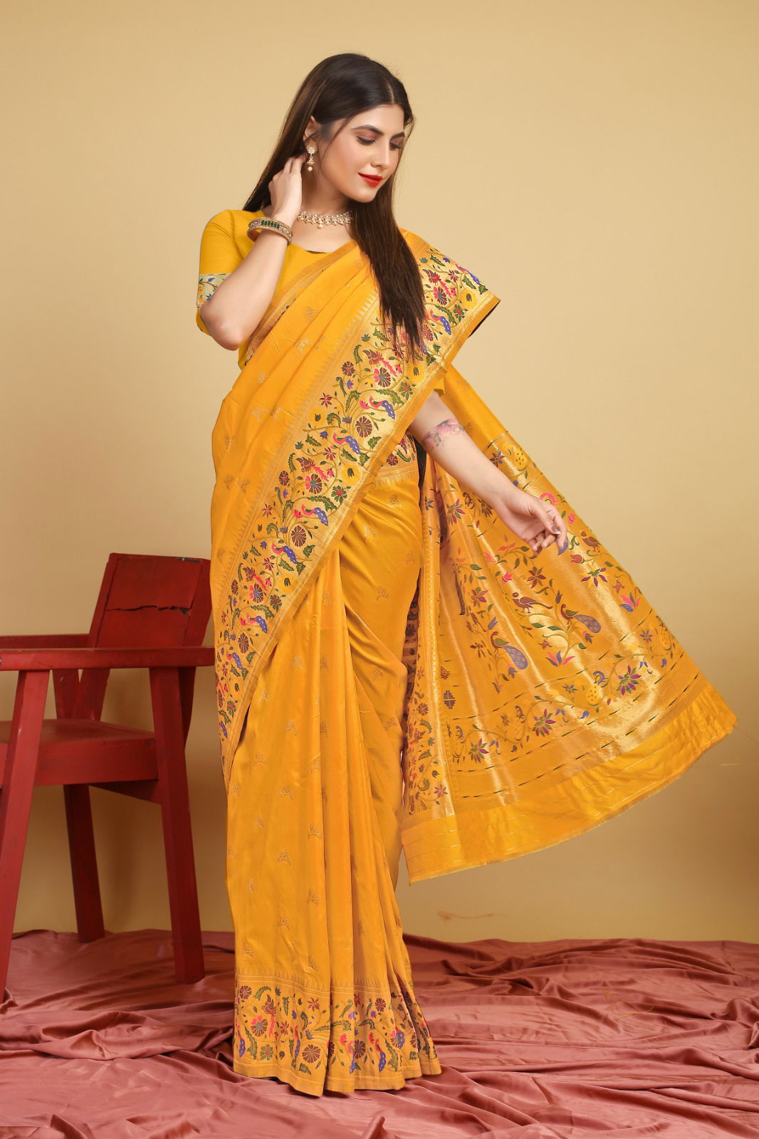 Munnar paithani Soft Silk Designer Sarees Catalog